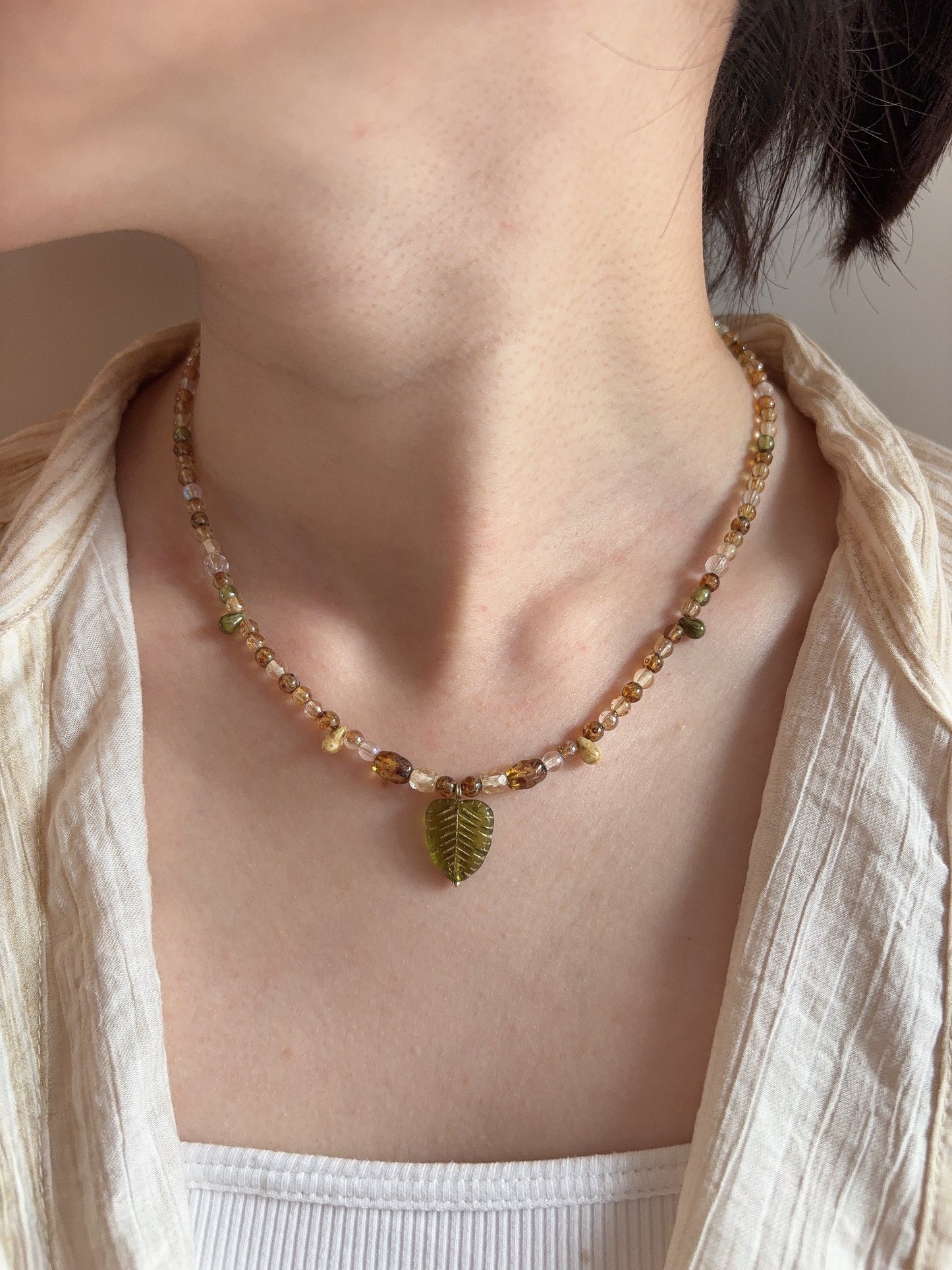 Olive Leaf Necklace