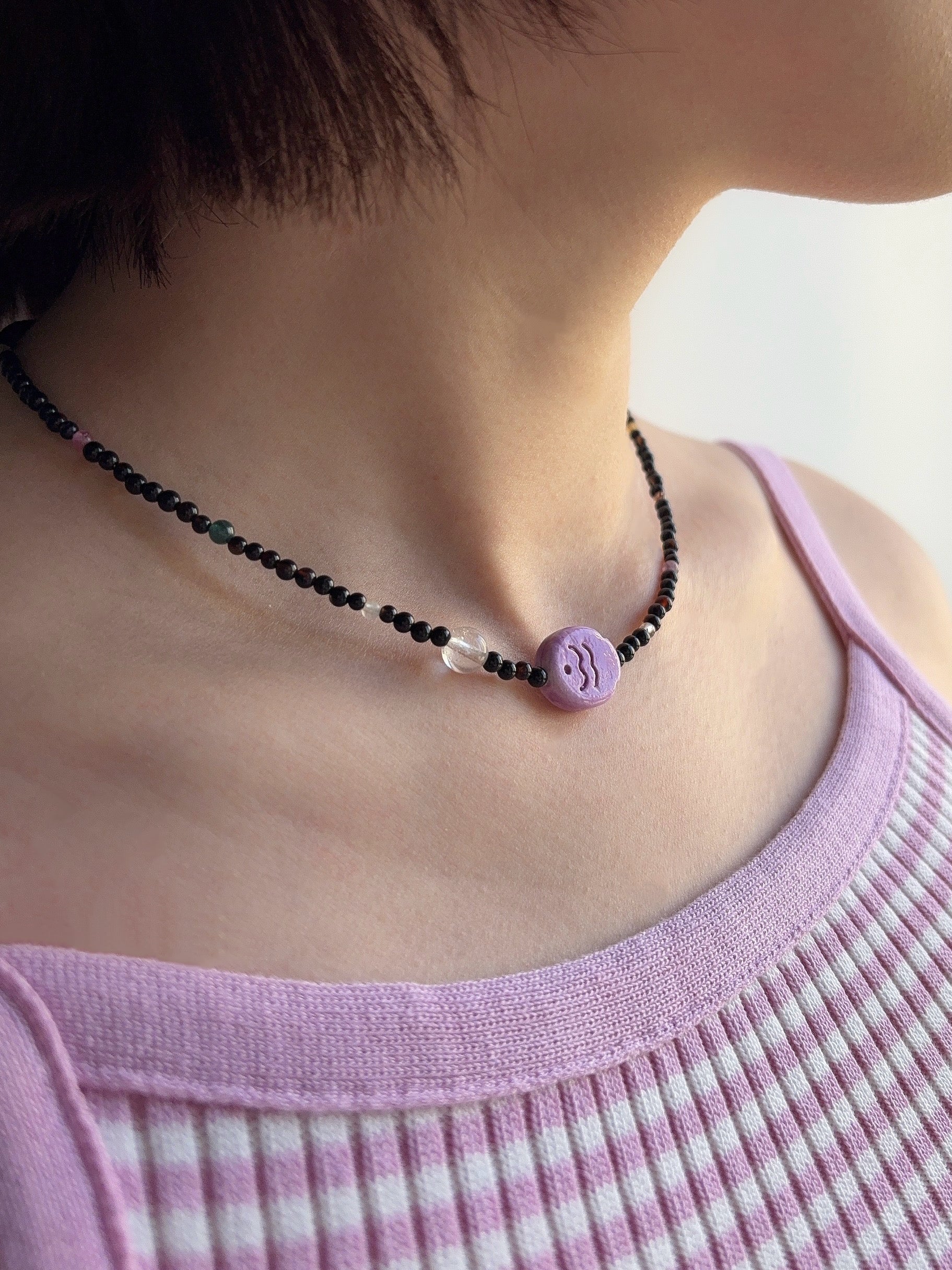 Quiet Face Necklace