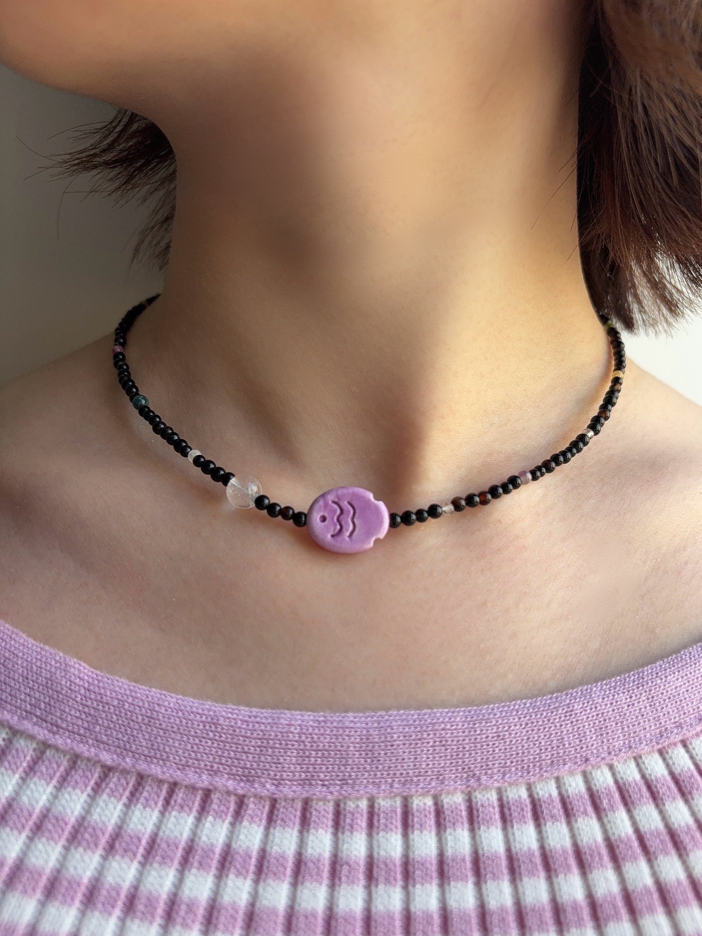 Quiet Face Necklace