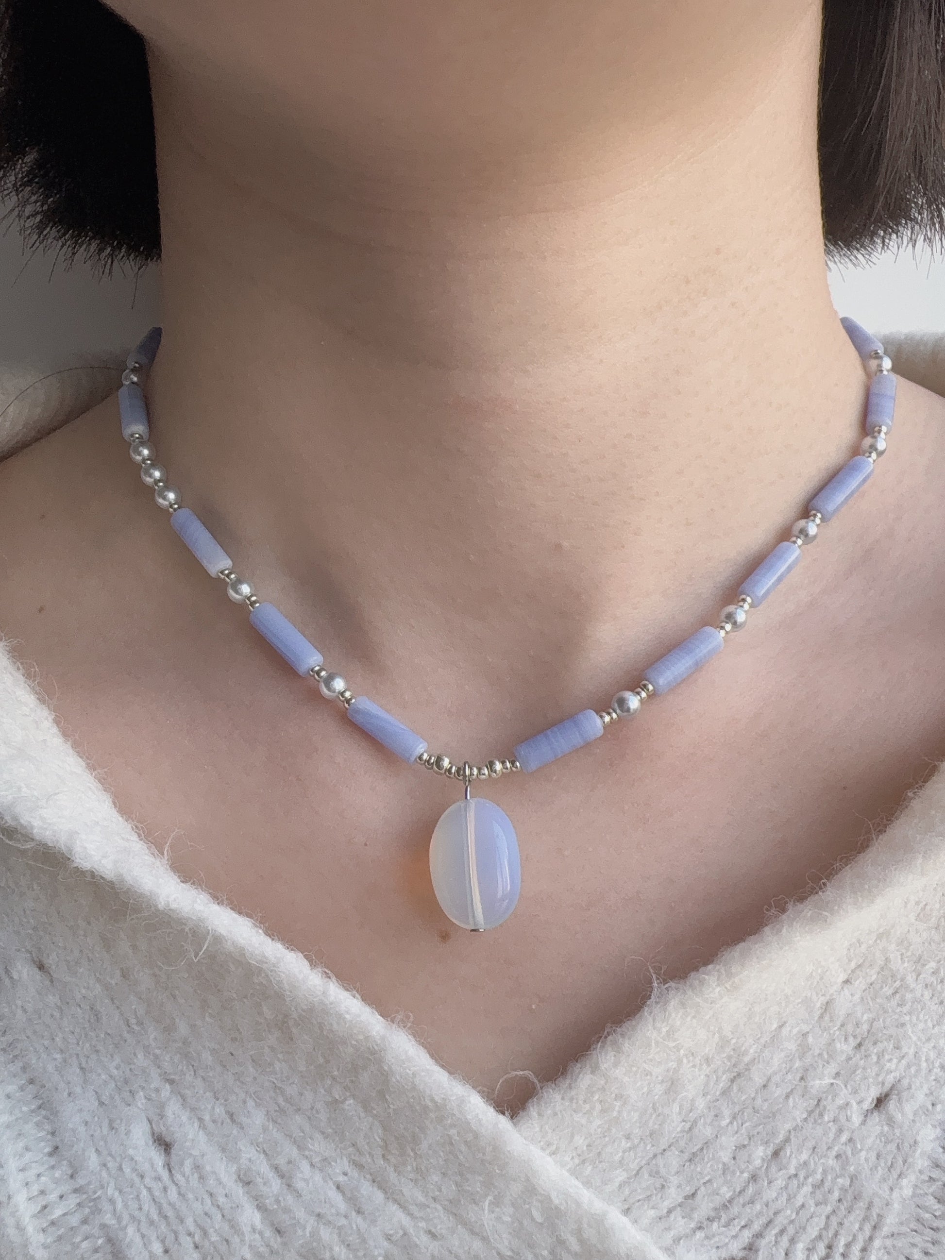 Blue Mist Necklace