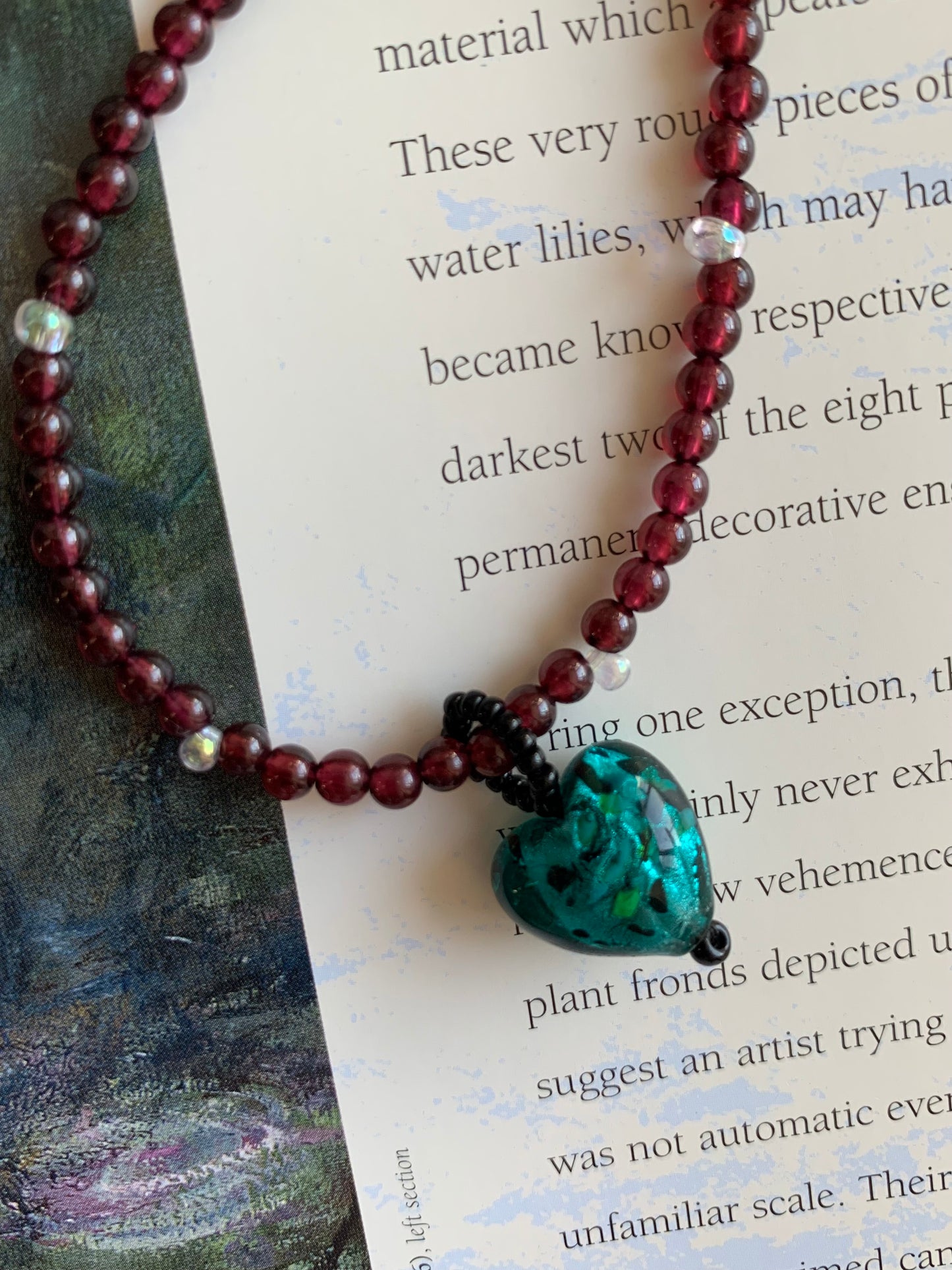 Verdigris Heart Necklace