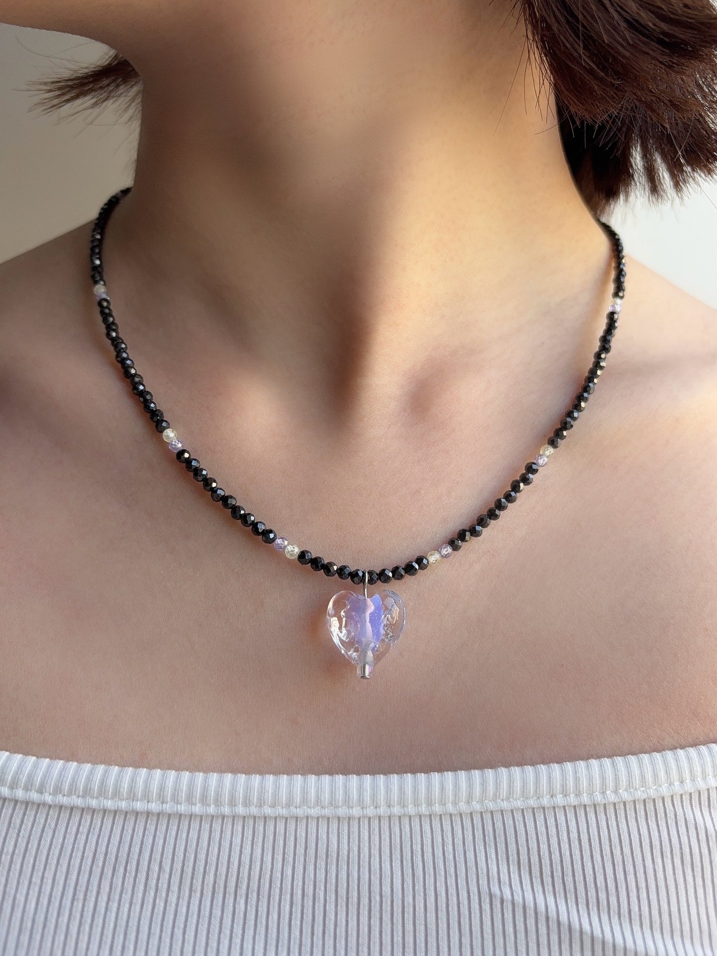 Glass Heart Necklace